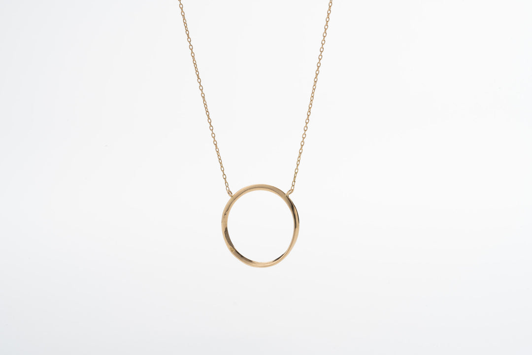 Circularity - K18 サーキュラリティペンダント鏡面ポリッシュ - 