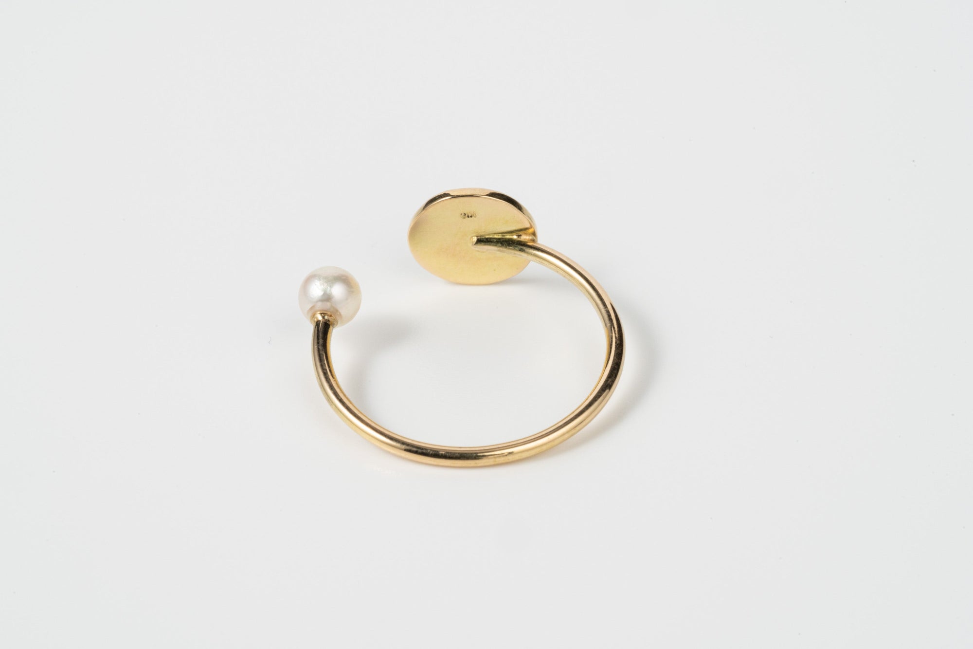 Coin - コイン ダイヤモンド/パールリング（K18（ゴールド）PT900